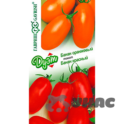 Семена Томат Дуэт Банан красный+Банан оранжевый Гавриш
