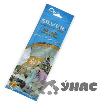 СИЛЬВЕР TB4012-00/TB3006-00 (TB1006-00)  Стельки Осень-Зима с войлоком  х12/24