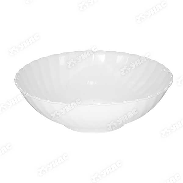 Тарелка Ажур глубокая 0,8л  МилихПластик 02081 х30