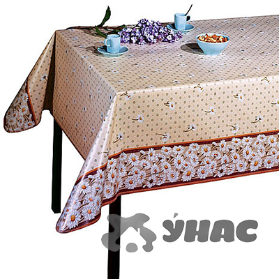 Клеенка 140*20 ДЕКОРАМА 68А (ромашки) ТУРЦИЯ