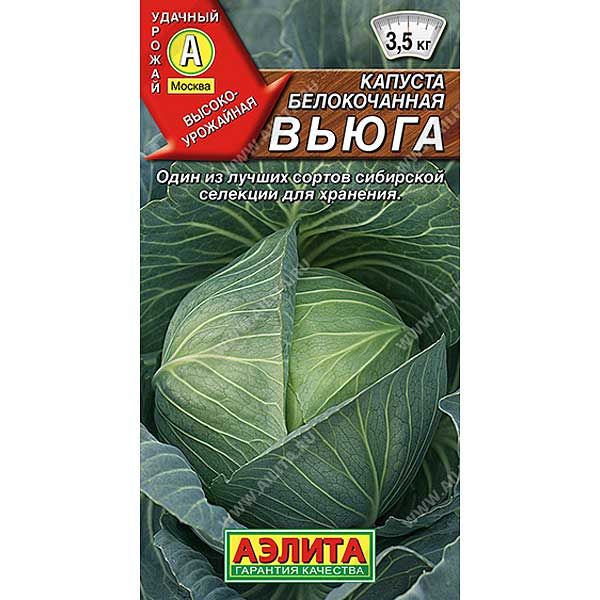 Капуста Вьюга Аэлита Ц