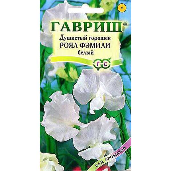 Душистый горошек Роял Фэмили белый Гавриш Ц 