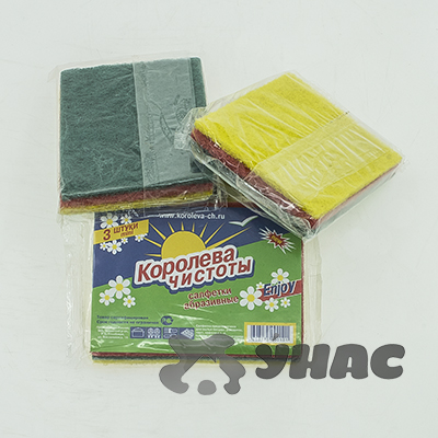 Салфетка абразивная Королева Чистоты MINI (3шт)  х60