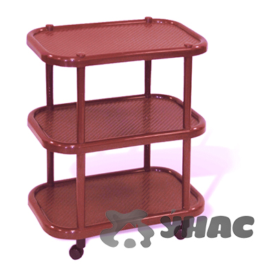 Полка овальная  (3 секции)  КОР М2716(3)