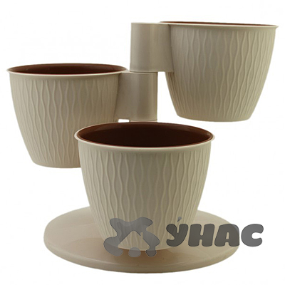 Каскад цветочный "Пирамида" пудра Ливингрин (10) 