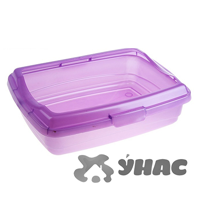 Лоток большой (для животных) Стандарт 430*330*125мм с бортиком (25)