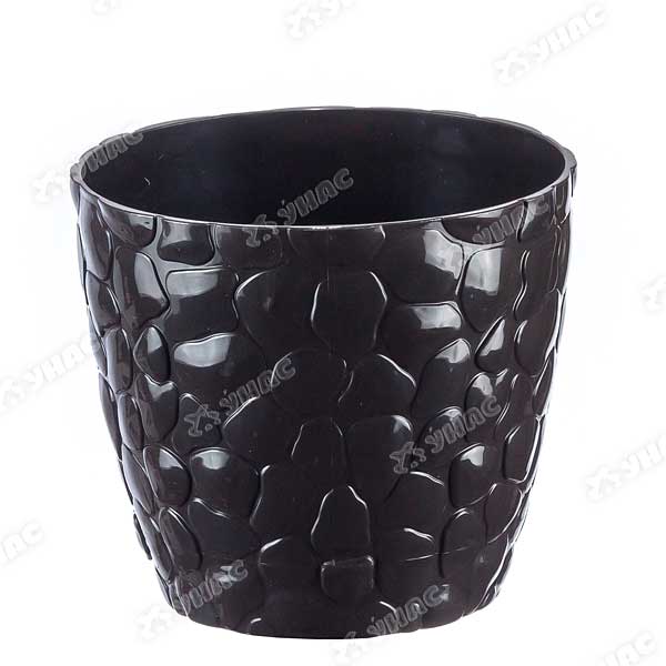 Кашпо Камни 260мм 8л. коричневый  М3171 (12) 