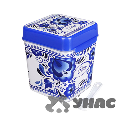 Емкость 1,2л Флорель (соль) с ложкой БШ4826(12)