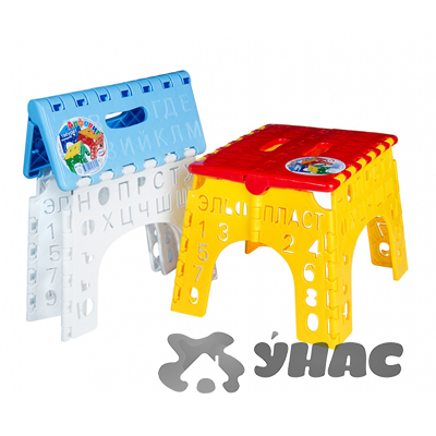 Табурет "Алфавит"складной 235*200*190 Эльфпласт 162 (18) 