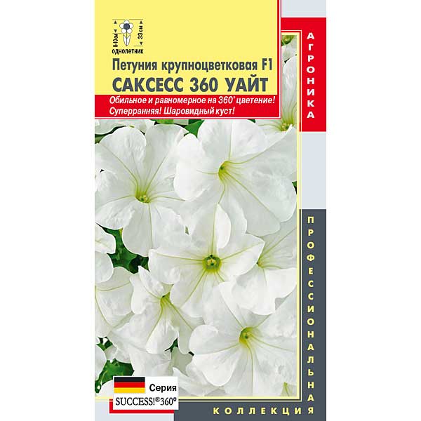 Петуния Саксесс 360 Уайт Плазма Ц 