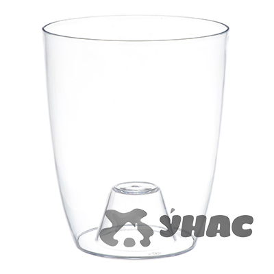 Кашпо Орхидея D125 мм 1,4л прозрачный М3147 