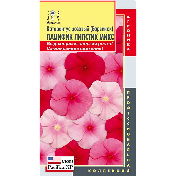 Катарантус Пацифик Липстик микс Плазма Ц 