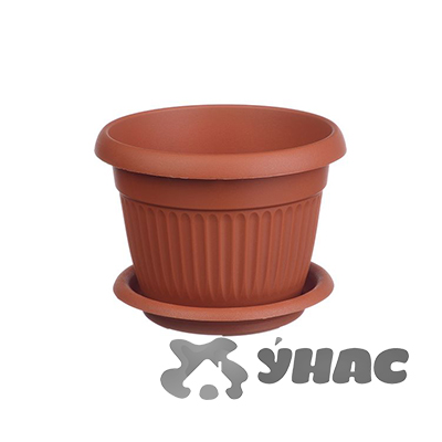 Кашпо ЛИВИЯ 280мм 7,4л КОР М3021 с подставкой(12) 