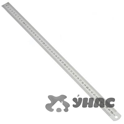Линейка железная 50см  659-048