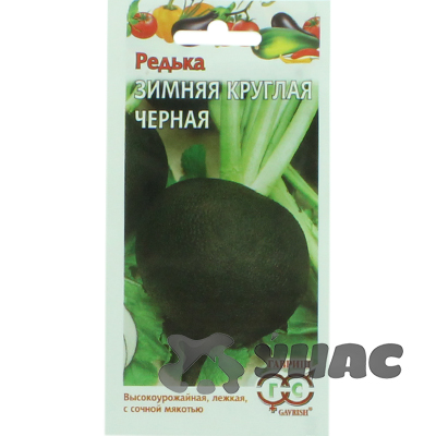 Редька Зимняя круглая Черная Гавриш Ц