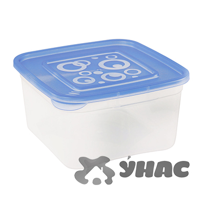 Емкость для СВЧ 1л (квадрат.) БШ1627 (30)