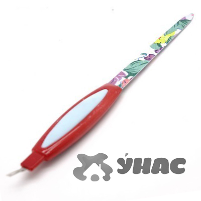 Пилочка для ногтей маник.мет. с тримм 16см 305-016 