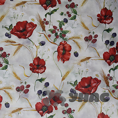 Клеенка н/о 135*20  ПЕРФЕКТ 508/13(мак,крас.)Тверь