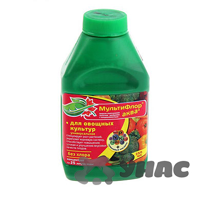 Мультифлор Аква для овощей (универсал) 250 мл Евро Семена 