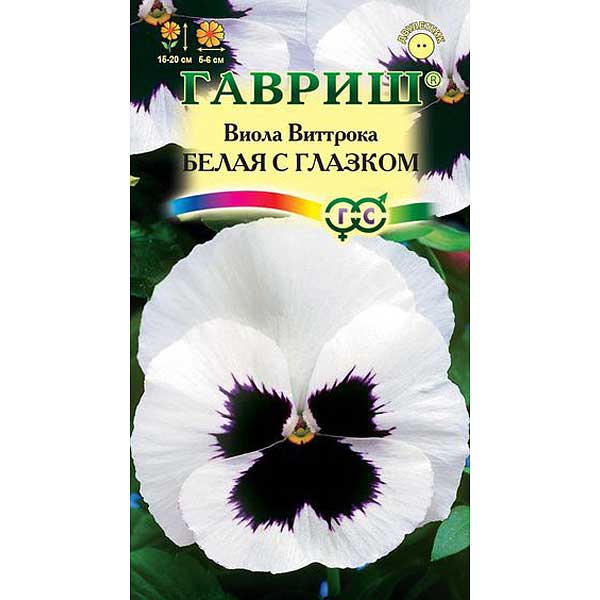 Виола Виттрока Белая с глазком Гавриш Ц 