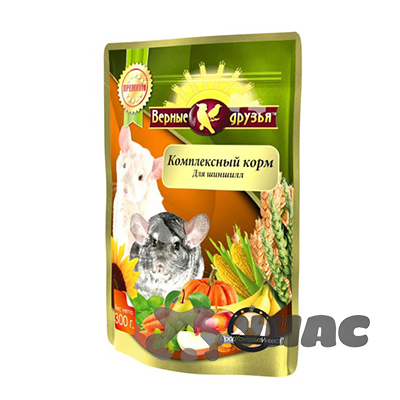 Верные друзья Корм для шиншилл 300г x10