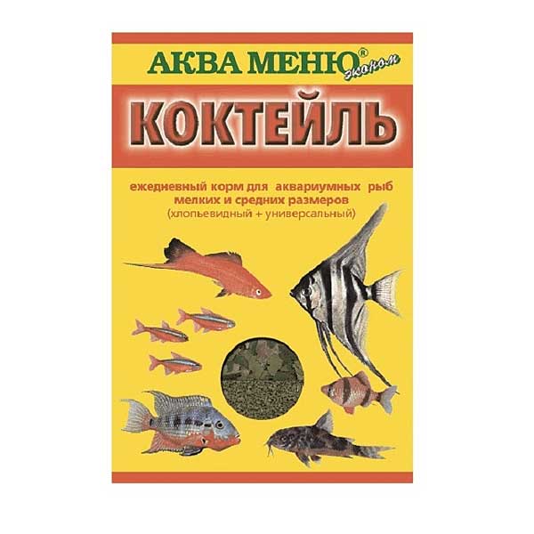 Аква-Меню Коктейль для рыб 15 грамм