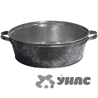 Таз 9л оцинкованный круглый (Омутнинск) х10