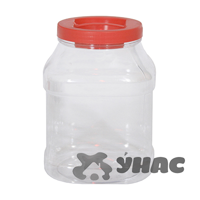 Емкость ПЭТ 3л универсальная прямоугольная БШ329 (10)