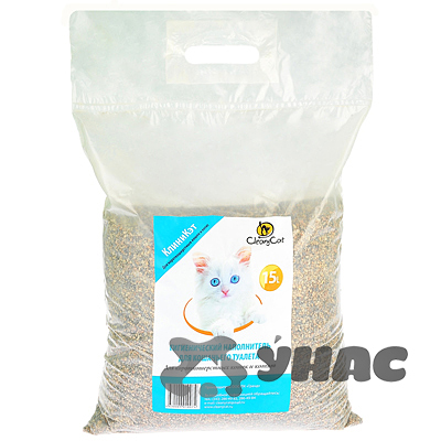 Наполнитель CleanyCat для котят и короткошерстных 15 л