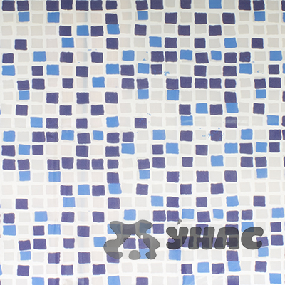 Шторы для ванной 183*183 см белая с квадратами G-3-1NA 