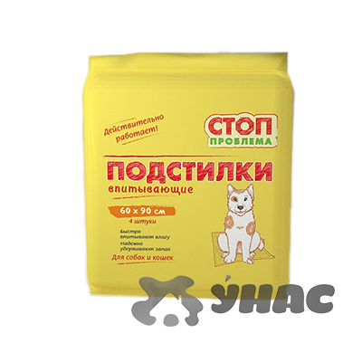 Стоп-Проблема Подстилки гелевые 90*60 см 4 штуки S206 x16/х24