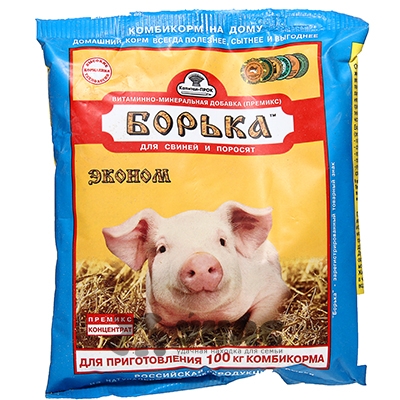Премикс Борька для свиней 500 г концентрат