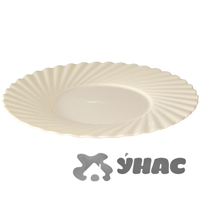 Тарелка Ажур малая Д200 круглая МилихПластик 02066 х50