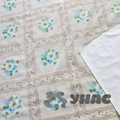 Клеенка т/о 1сорт 125*25м 101/2 (ромашки,клетка,бежевый) Тверь