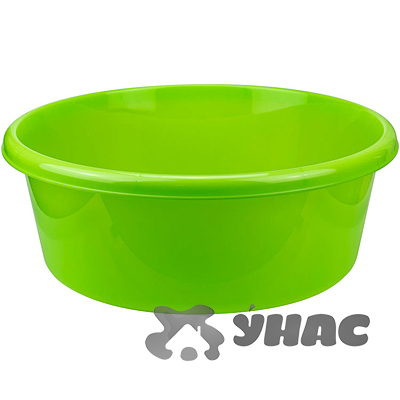 Таз 14л круглый М2514 ярко-зеленый (5)
