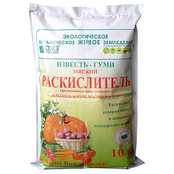 Раскислитель Известь-ГУМИ с бором 10 кг х1 БашИнком 