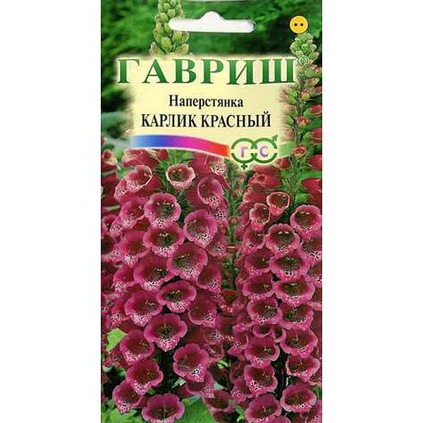 Наперстянка Карлик красный Гавриш Ц 