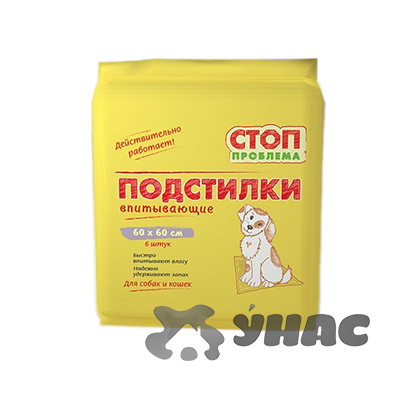 Стоп-Проблема Подстилки гелевые 60*60 см 6 штук S205 x16/х24