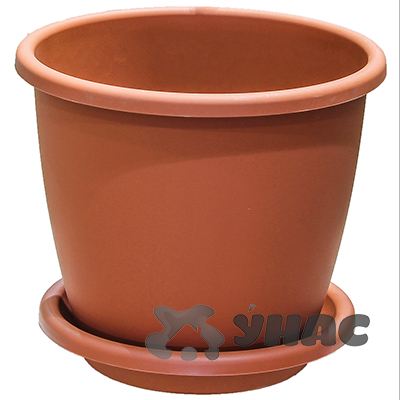 Горшок АФИНА 3л КОР с поддоном БШ6542 (24) 