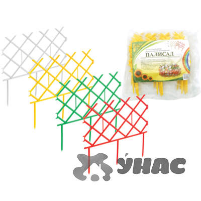 Заборчик декор."Палисад" красный дл.3м выс.190мм  х20