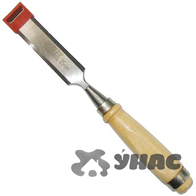 Стамеска ЕРМАК деревянная ручка 25 мм 667-036