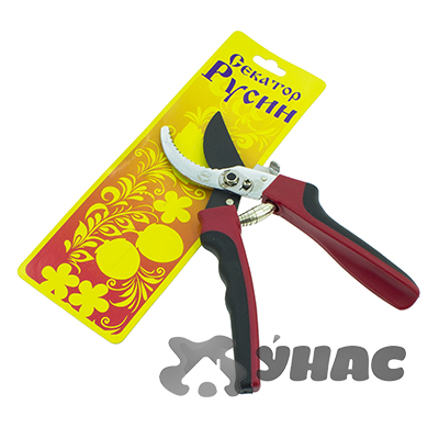 Секатор РУСИН 010143 в блист.упак. с тефлон.покрытием "Инструм-агро"(40)