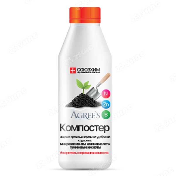 Удобрение жидкое 0,5л. (компостер) Agrees х16 