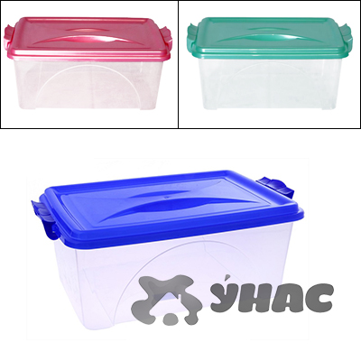 Контейнер прямоугольный с ручками 11,5 л БШ425