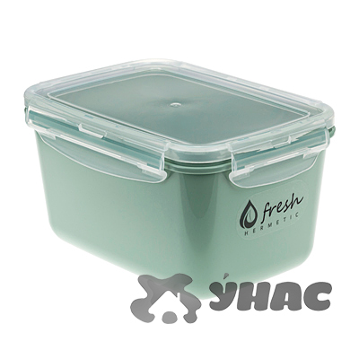 Контейнер ФРЕШ герметичный 1,3л.фисташк. М1423 х15