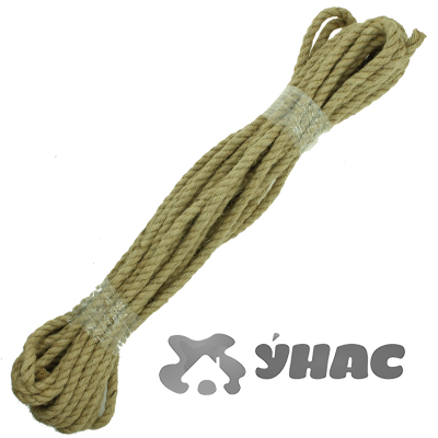 Канат крученный джутовый 10мм 12м (10)