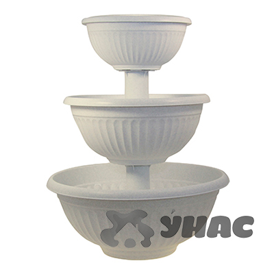 Каскад для цветов 5л*11л*20л Ливия М3198 мрамор