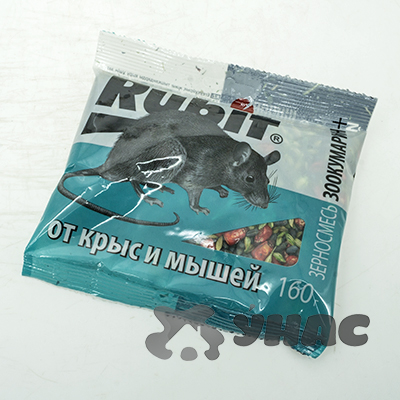 РУБИТ Зоокумарин зерновая СМЕСЬ 160гр х30шт А-5043