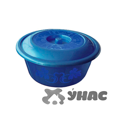 Таз 12л с крышкой МилихПластик(1)