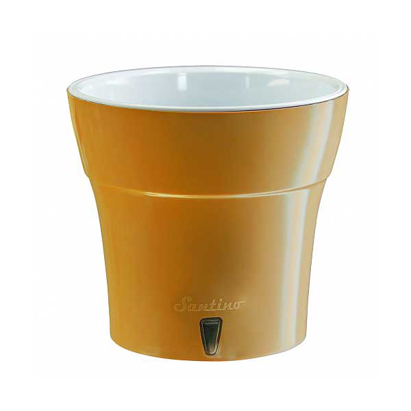 Кашпо ДАЛИ 5л Карамель Белый Сантино х24 
